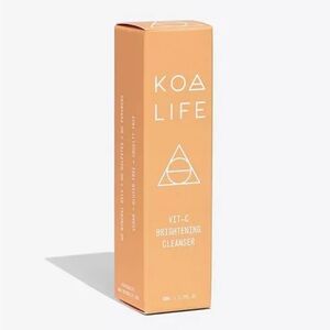 Macy’s $30 KOA Life Vit-C Cleanser Brightening NWT Full Size 3.38 Oz Orange